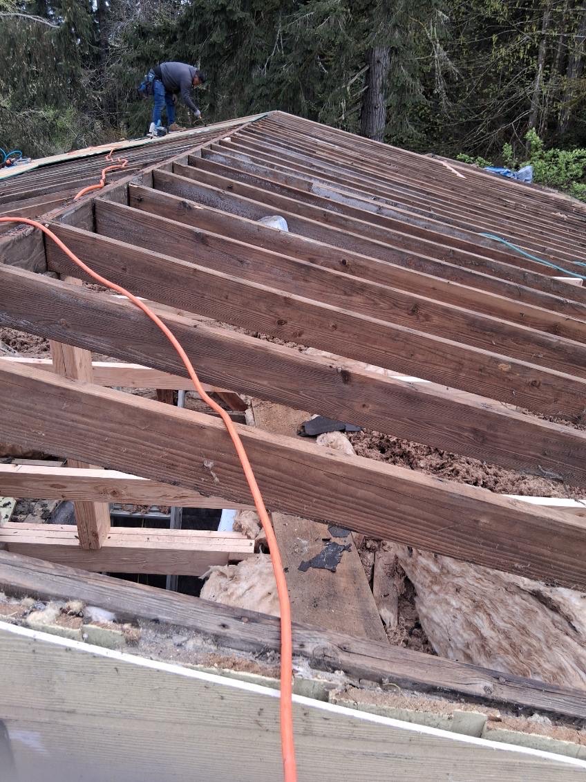 Roof framing by Skyzul Exteriors